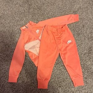 Nike Kids Coral Tracksuit Set